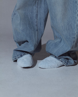 S-RABBIT FUR FLAT