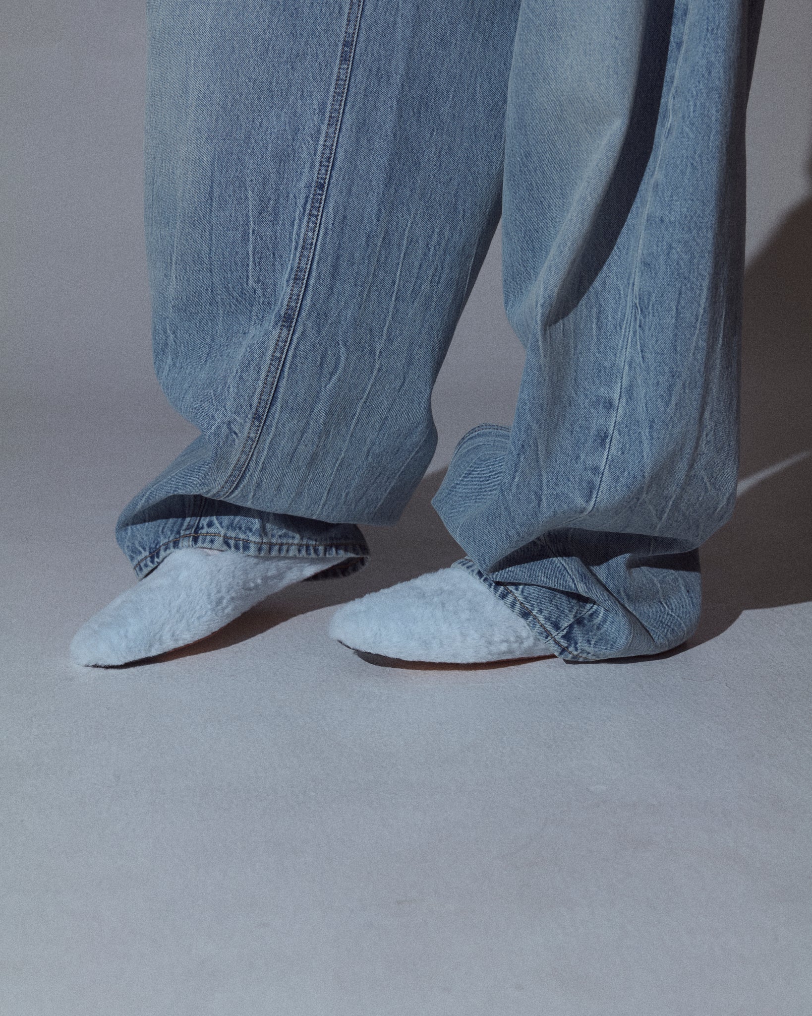 S-RABBIT FUR FLAT