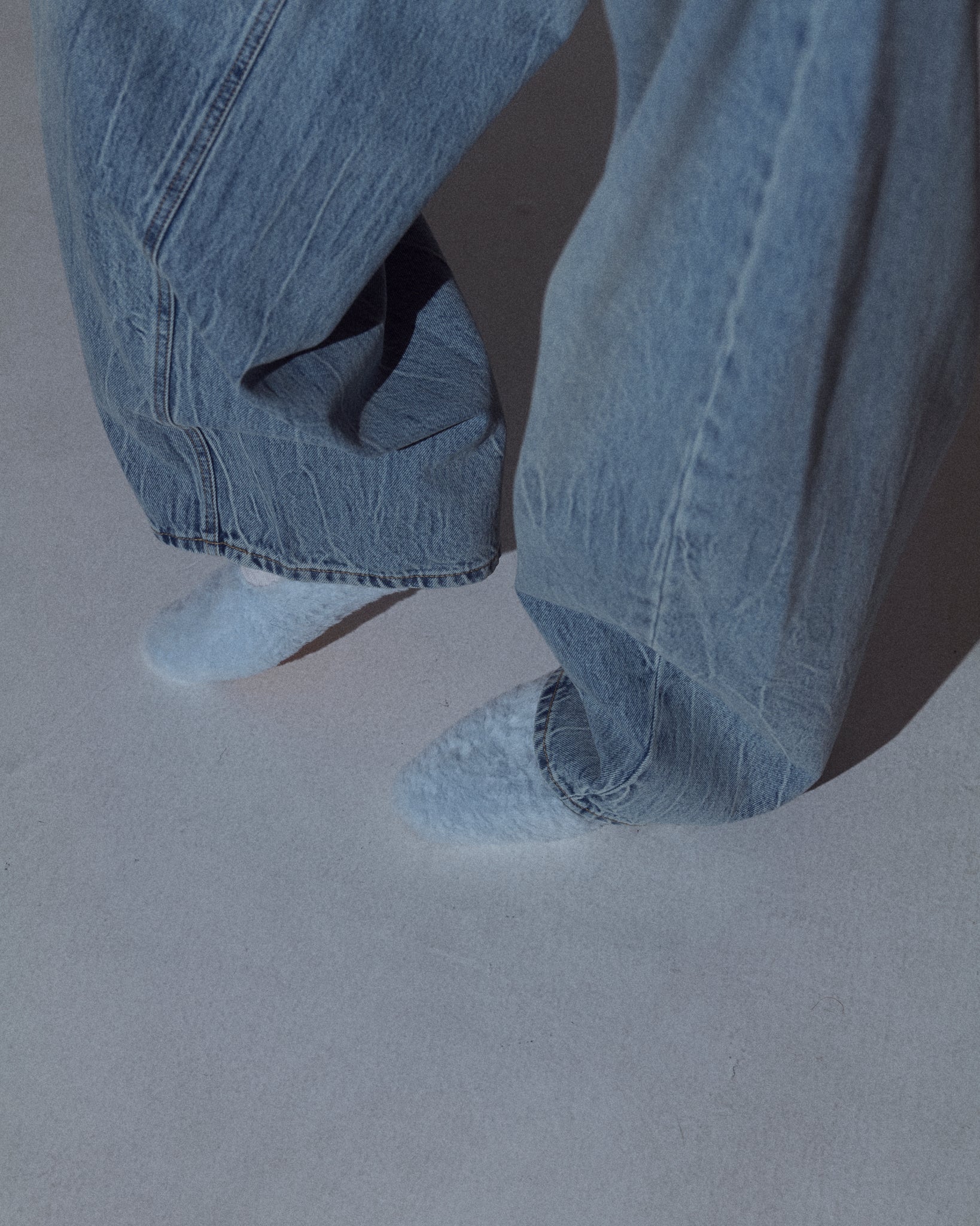 S-RABBIT FUR FLAT