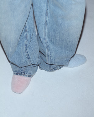 S-RABBIT FUR FLAT