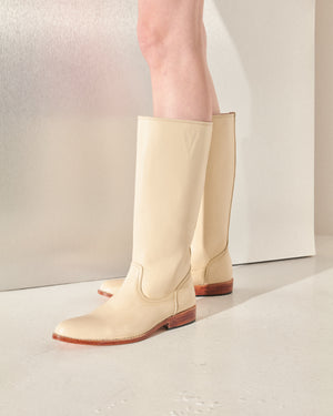 AW23-BOOTBOOT SHOES (CREAM)